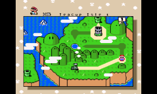 Screenshot Thumbnail / Media File 1 for Super Mario World (USA) [Hack by Stark v1.0Beta] (~Mario's Return Again)